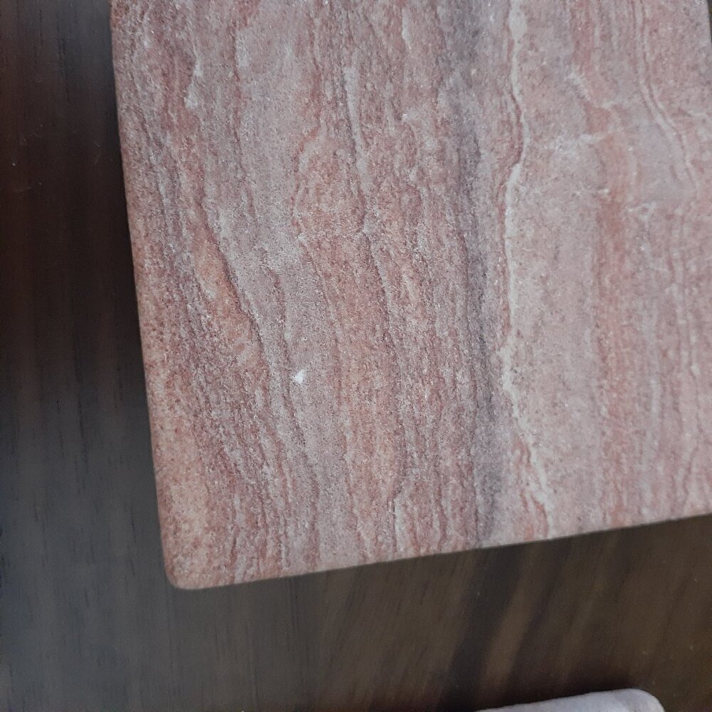 Rainbow Sandstone Square Set of 4 Cork Back Coasters - Picture 7 of 8